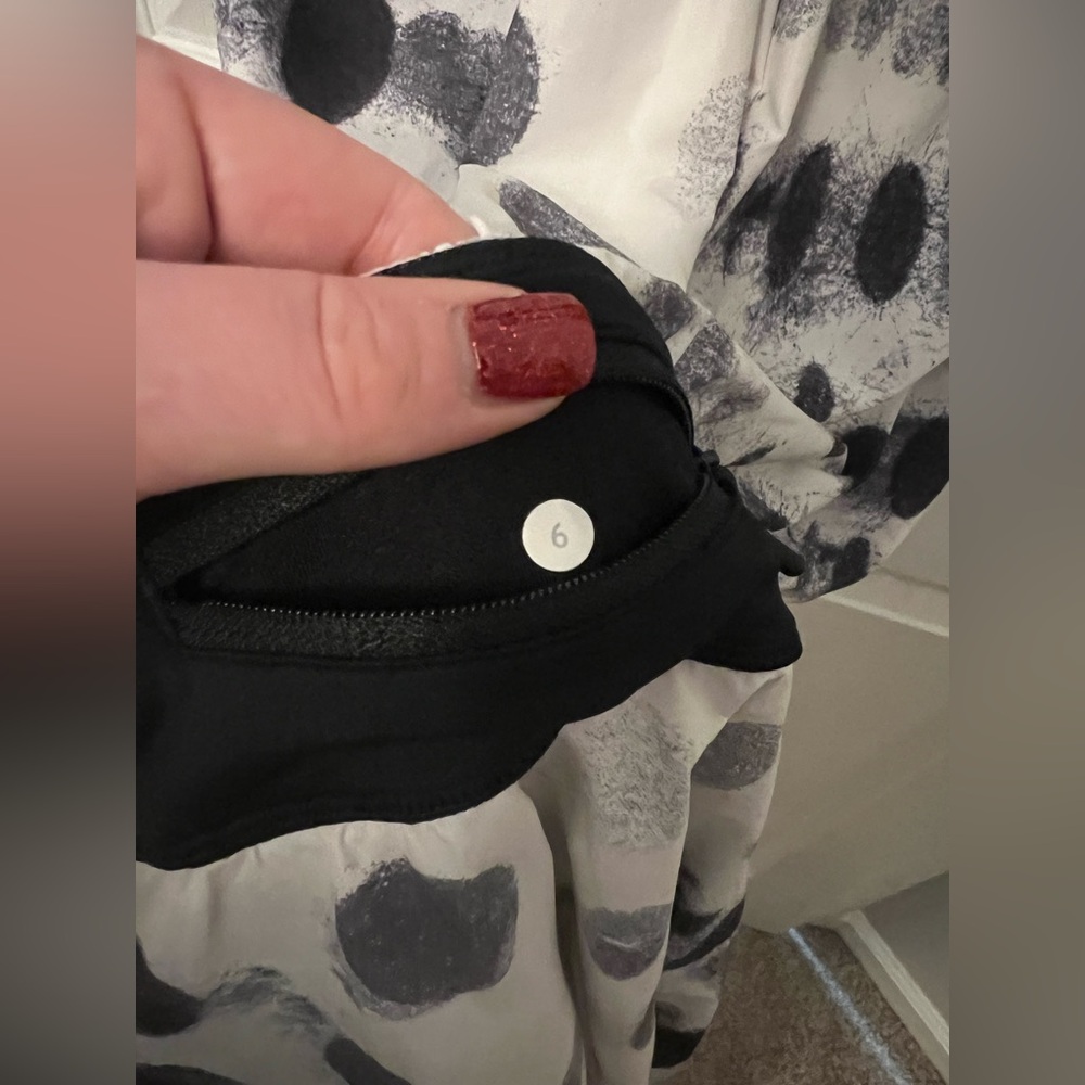 lululemon athletica White & Black Tie-Dye Active Romper - Picture 7 of 11
